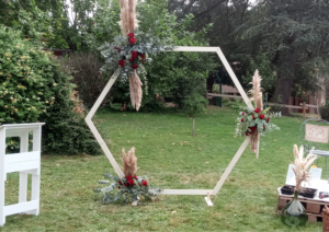 Décoration mariage côté fleurs creation votre fleuriste à Mably